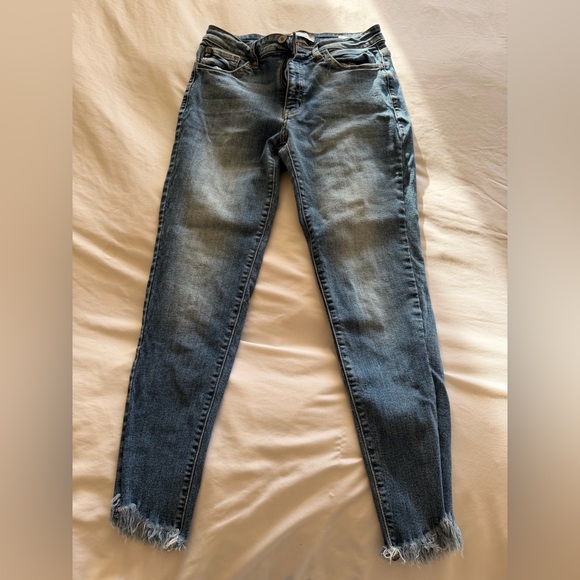 KanCan Skinny Jeans Raw Hem - Picture 3 of 8